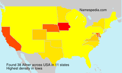 Surname Allner in USA Surname Allner in USA