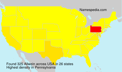 Surname Allwein in USA Surname Allwein in USA