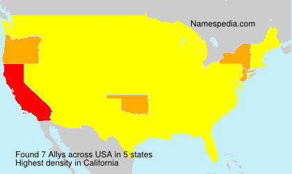 Surname Allys in USA Surname Allys in USA