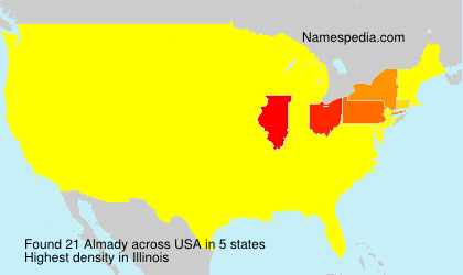 Surname Almady in USA Surname Almady in USA