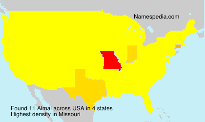 Surname Almai in USA Surname Almai in USA