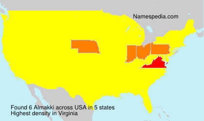 Surname Almakki in USA Surname Almakki in USA