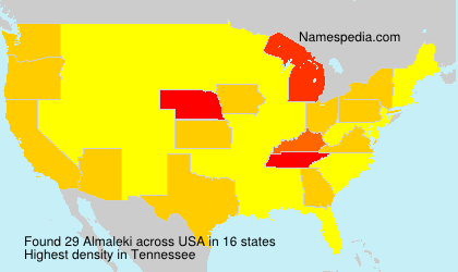 Surname Almaleki in USA Surname Almaleki in USA