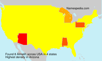 Surname Almalih in USA Surname Almalih in USA
