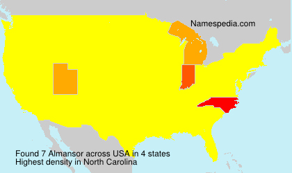 Surname Almansor in USA Surname Almansor in USA
