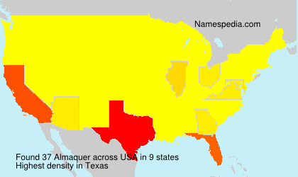 Surname Almaquer in USA