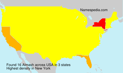 Surname Almash in USA Surname Almash in USA