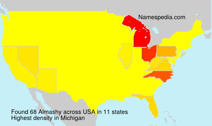 Surname Almashy in USA Surname Almashy in USA