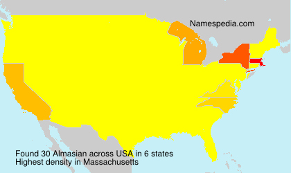 Surname Almasian in USA Surname Almasian in USA