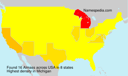 Surname Almass in USA Surname Almass in USA
