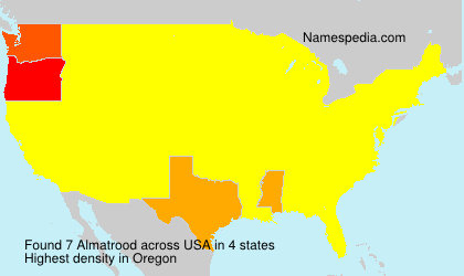 Surname Almatrood in USA Surname Almatrood in USA