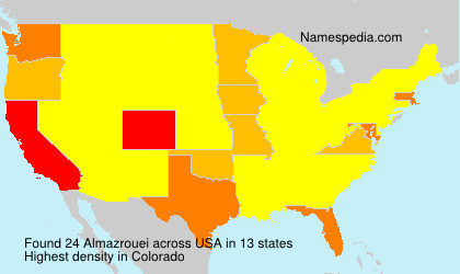 Surname Almazrouei in USA Surname Almazrouei in USA