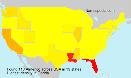 Surname Almerico in USA Surname Almerico in USA