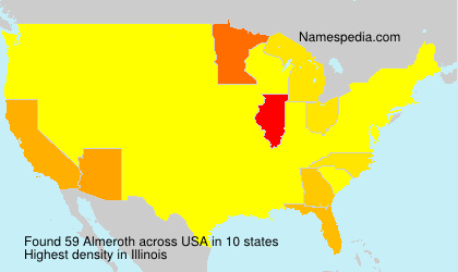 Surname Almeroth in USA Surname Almeroth in USA
