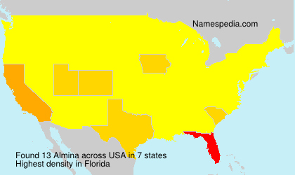 Surname Almina in USA Surname Almina in USA