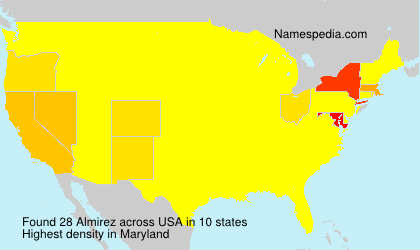 Surname Almirez in USA Surname Almirez in USA