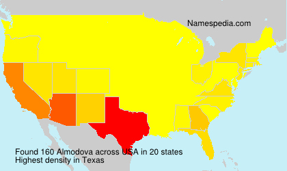 Surname Almodova in USA Surname Almodova in USA
