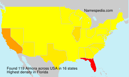 Surname Almora in USA Surname Almora in USA