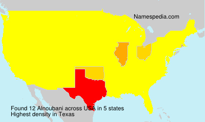 Surname Alnoubani in USA Surname Alnoubani in USA
