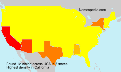 Surname Alolod in USA Surname Alolod in USA