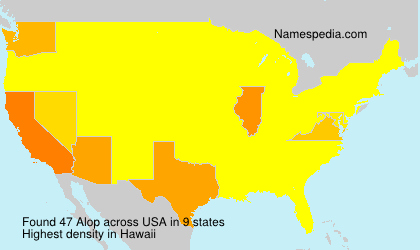 Surname Alop in USA Surname Alop in USA