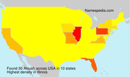 Surname Aloush in USA Surname Aloush in USA