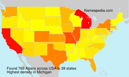 Surname Alpers in USA Surname Alpers in USA