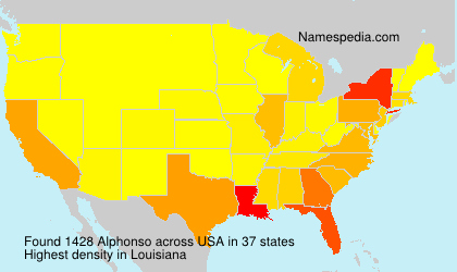 Surname Alphonso in USA Surname Alphonso in USA