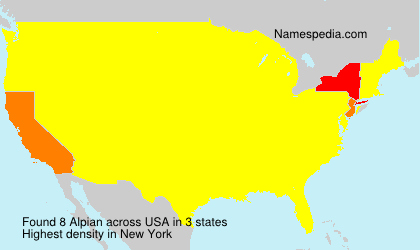 Surname Alpian in USA Surname Alpian in USA