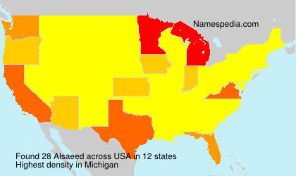 Surname Alsaeed in USA Surname Alsaeed in USA