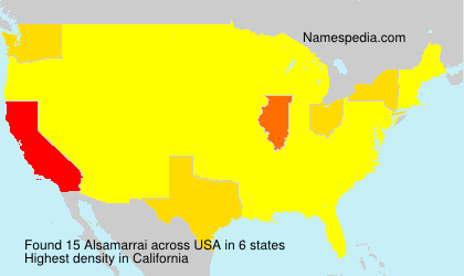 Surname Alsamarrai in USA Surname Alsamarrai in USA
