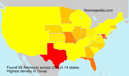 Surname Alsmeyer in USA Surname Alsmeyer in USA