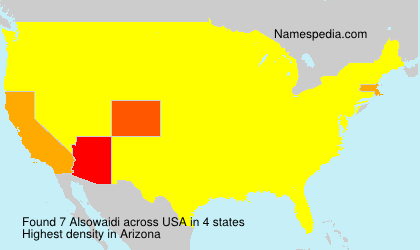 Surname Alsowaidi in USA Surname Alsowaidi in USA