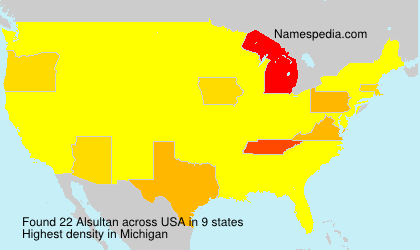 Surname Alsultan in USA Surname Alsultan in USA