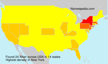 Surname Altair in USA Surname Altair in USA