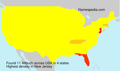Surname Altbuch in USA Surname Altbuch in USA