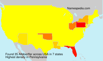 Surname Altdoerffer in USA Surname Altdoerffer in USA