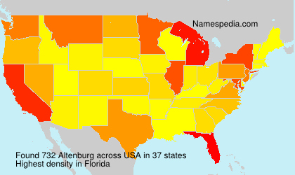Surname Altenburg in USA Surname Altenburg in USA