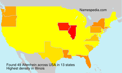 Surname Altenhein in USA Surname Altenhein in USA