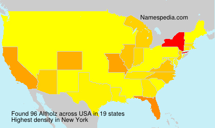 Surname Altholz in USA Surname Altholz in USA