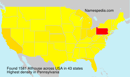 Surname Althouse in USA Surname Althouse in USA