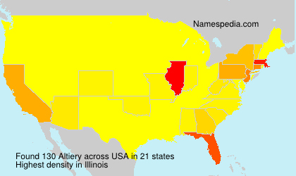 Surname Altiery in USA Surname Altiery in USA