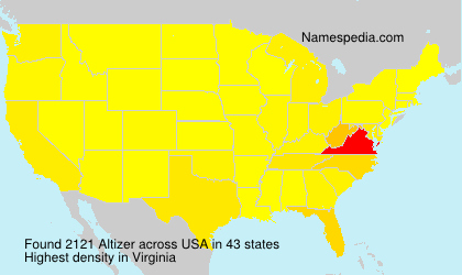 Surname Altizer in USA Surname Altizer in USA