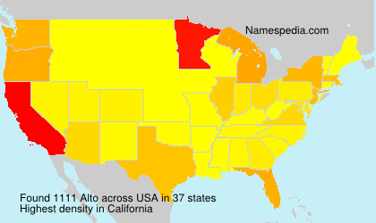 Surname Alto in USA Surname Alto in USA