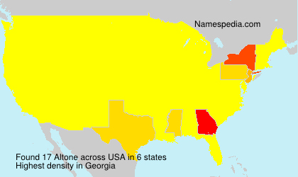 Surname Altone in USA Surname Altone in USA