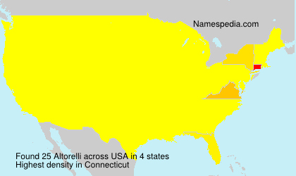 Surname Altorelli in USA Surname Altorelli in USA