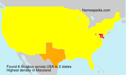 Surname Alugbuo in USA Surname Alugbuo in USA