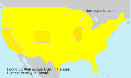 Surname Aluli in USA Surname Aluli in USA