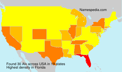 Surname Alv in USA Surname Alv in USA