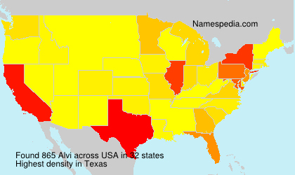 Surname Alvi in USA Surname Alvi in USA
